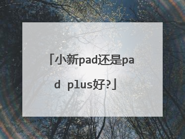 小新pad还是pad plus好?