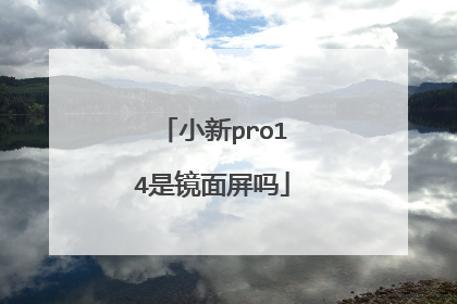 小新pro14是镜面屏吗