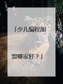少儿编程加盟哪家好?