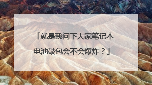 就是我问下大家笔记本电池鼓包会不会爆炸?