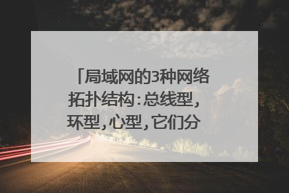局域网的3种网络拓扑结构:总线型,环型,心型,它们分别都有什么优点?