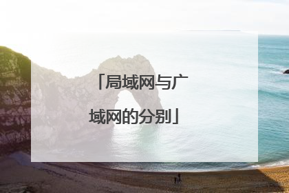 局域网与广域网的分别