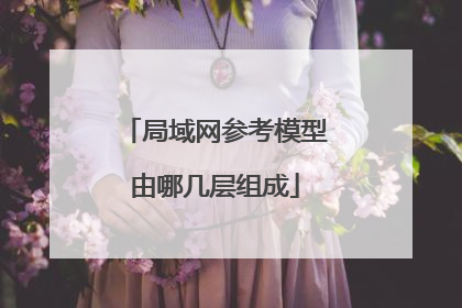 局域网参考模型由哪几层组成