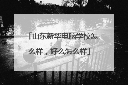 山东新华电脑学校怎么样，好么怎么样