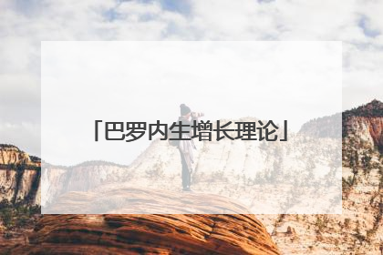 巴罗内生增长理论