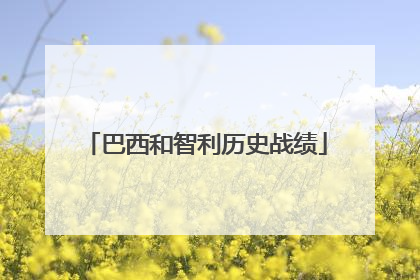 巴西和智利历史战绩