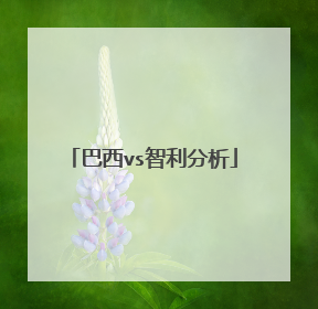 巴西vs智利分析