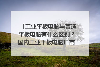 工业平板电脑与普通平板电脑有什么区别?国内工业平板电脑厂商或品牌有哪些?