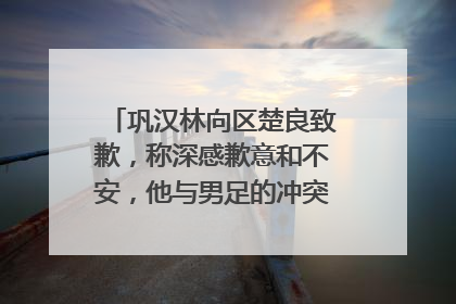 巩汉林向区楚良致歉，称深感歉意和不安，他与男足的冲突是否会因此结束？