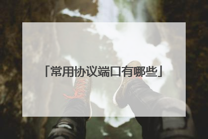 常用协议端口有哪些