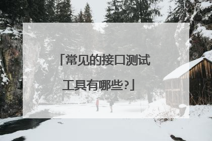 常见的接口测试工具有哪些?