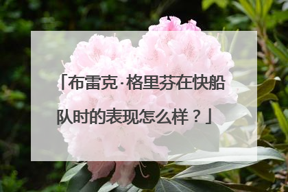 布雷克·格里芬在快船队时的表现怎么样？