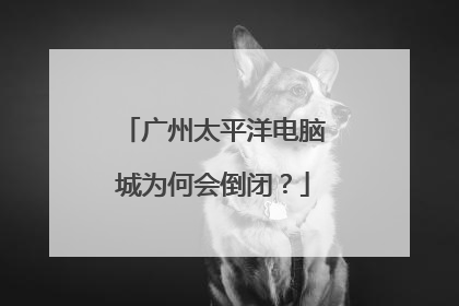 广州太平洋电脑城为何会倒闭?