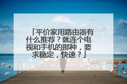 平价家用路由器有什么推荐？就连个电视和手机的那种，要求稳定，快速？