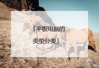 平板电脑的类型分类