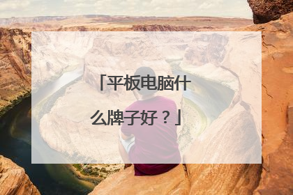 平板电脑什么牌子好？