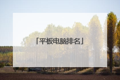 平板电脑排名