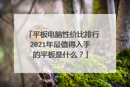 平板电脑性价比排行2021年最值得入手的平板是什么？