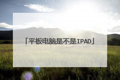 平板电脑是不是IPAD