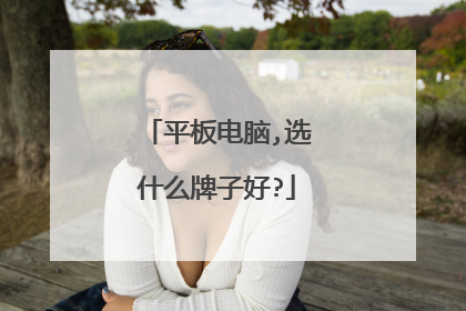 平板电脑,选什么牌子好?