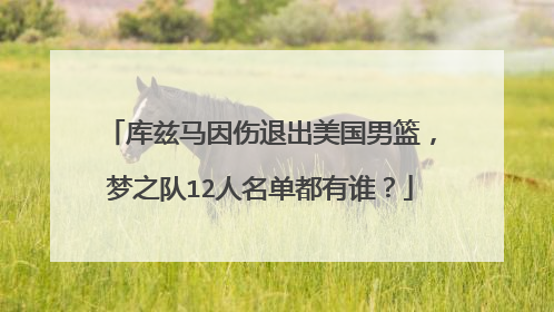 库兹马因伤退出美国男篮,梦之队12人名单都有谁?