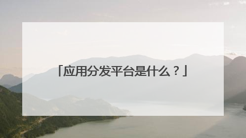 应用分发平台是什么?