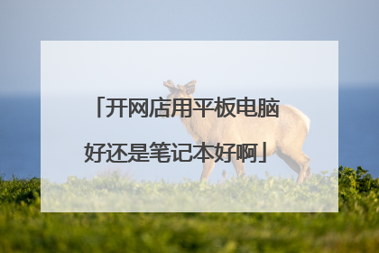 开网店用平板电脑好还是笔记本好啊