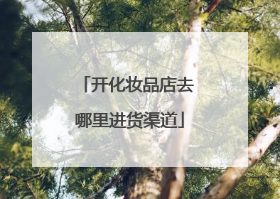 开化妆品店去哪里进货渠道