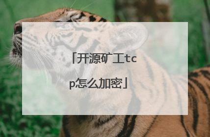 开源矿工tcp怎么加密