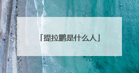 提拉鹏是什么人