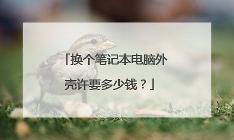 换个笔记本电脑外壳许要多少钱?