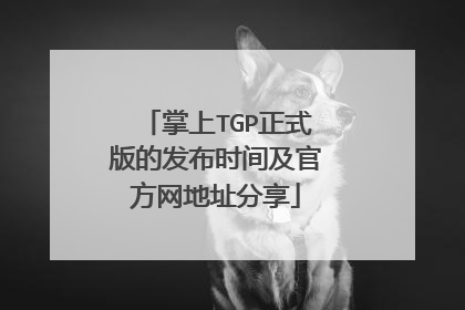 掌上TGP正式版的发布时间及官方网地址分享