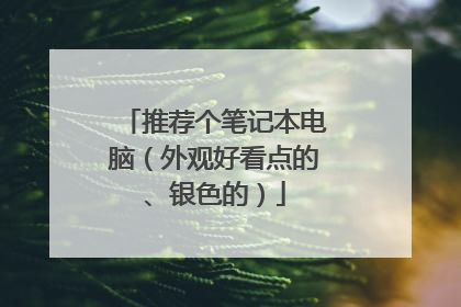 推荐个笔记本电脑(外观好看点的、银色的)