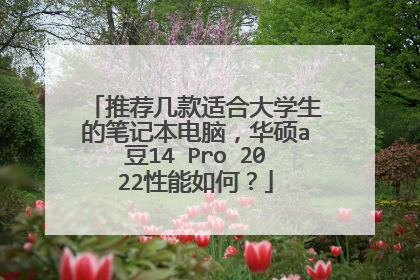 推荐几款适合大学生的笔记本电脑,华硕a豆14 Pro 2022性能如何?