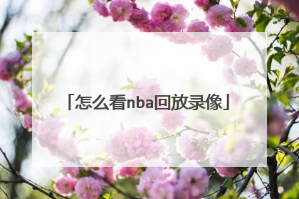 怎么看nba回放录像