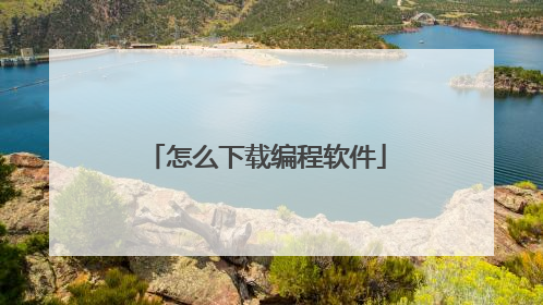 怎么下载编程软件