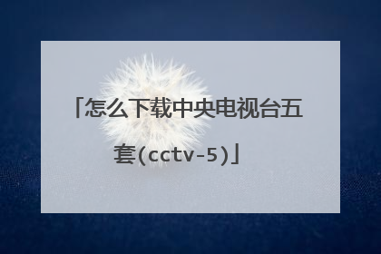 怎么下载中央电视台五套(cctv-5)