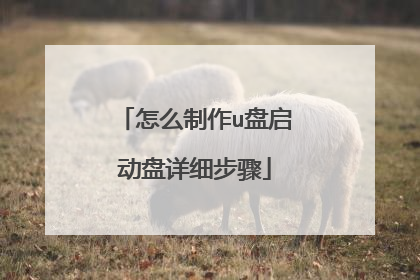 怎么制作u盘启动盘详细步骤