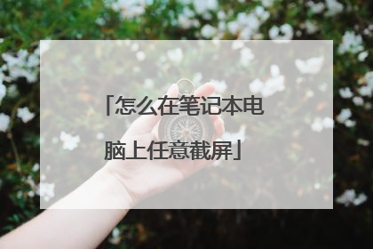 怎么在笔记本电脑上任意截屏