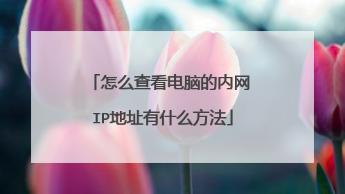 怎么查看电脑的内网IP地址有什么方法
