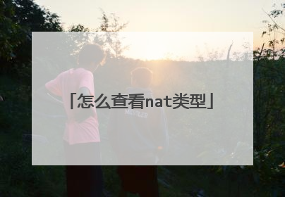 怎么查看nat类型