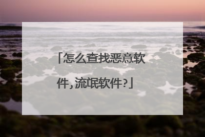 怎么查找恶意软件,流氓软件?