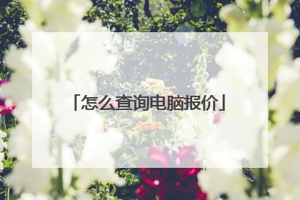 怎么查询电脑报价
