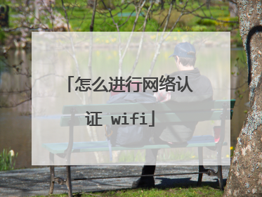 怎么进行网络认证 wifi