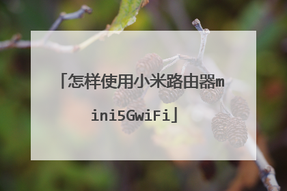 怎样使用小米路由器mini5GwiFi