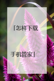 怎样下载手机管家