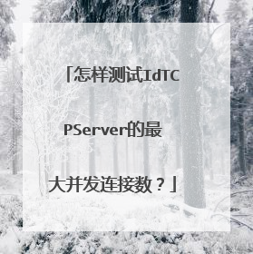 怎样测试IdTCPServer的最大并发连接数?
