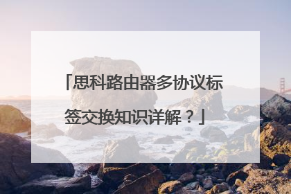 思科路由器多协议标签交换知识详解?