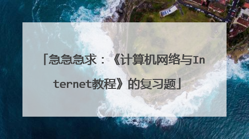 急急急求：《计算机网络与Internet教程》的复习题