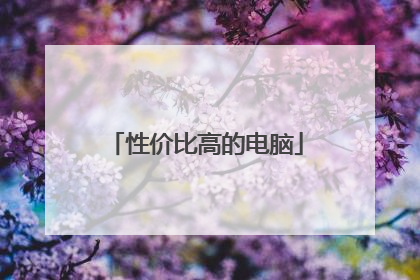 性价比高的电脑